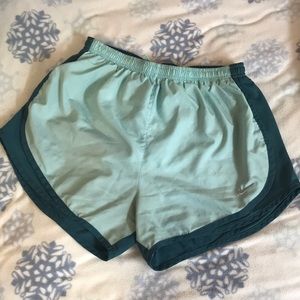 Teal blue Nike shorts